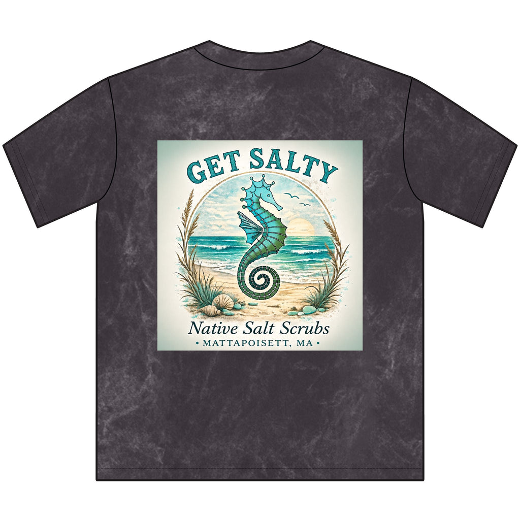 Get Salty — Vintage Mineral Wash Crewneck Tee