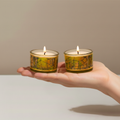 Colorful Glass Shabbat Candle Holders – Chagall Glass