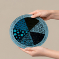 Pot base with a modern and clean design | Handmade from tempered glass | Aqua Spirit series