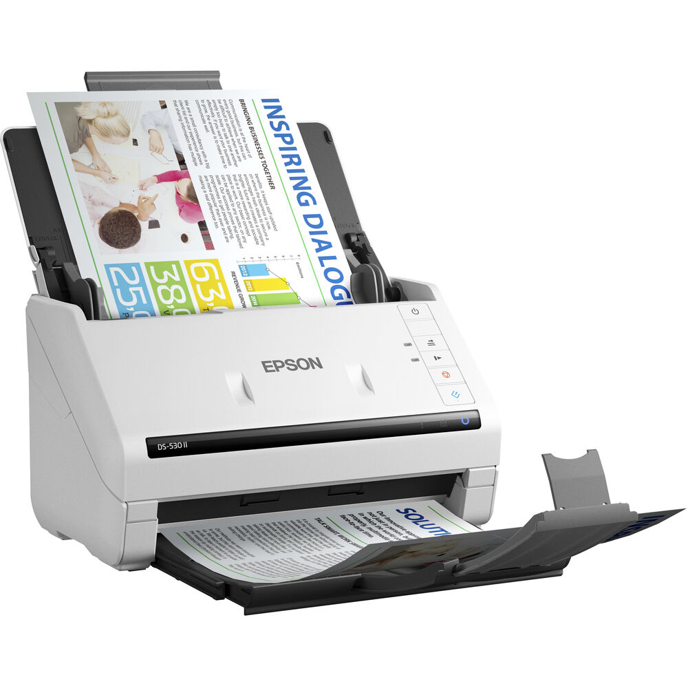 Epson DS-530 II Duplex Document Scanner 70ipm 35ppm B11B261202