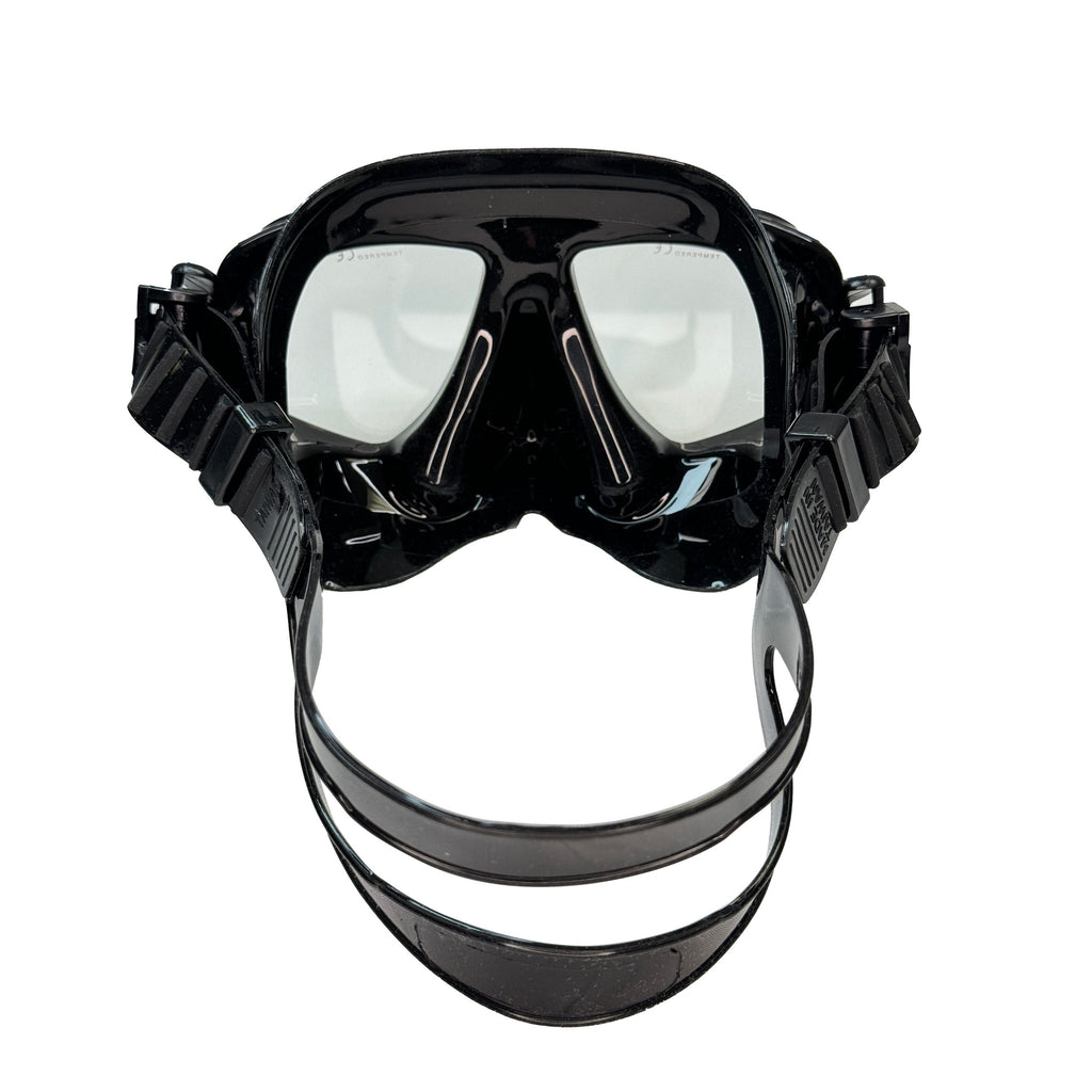 Palantic M36 Solid Red/Black Silicone RX Nearsighted Lenses Dive/Snorkeling Mask