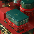Christmas Series Simple Fashion Rectangular Candy Tinplate Box Wedding Gift Candy Box With Hand Gift