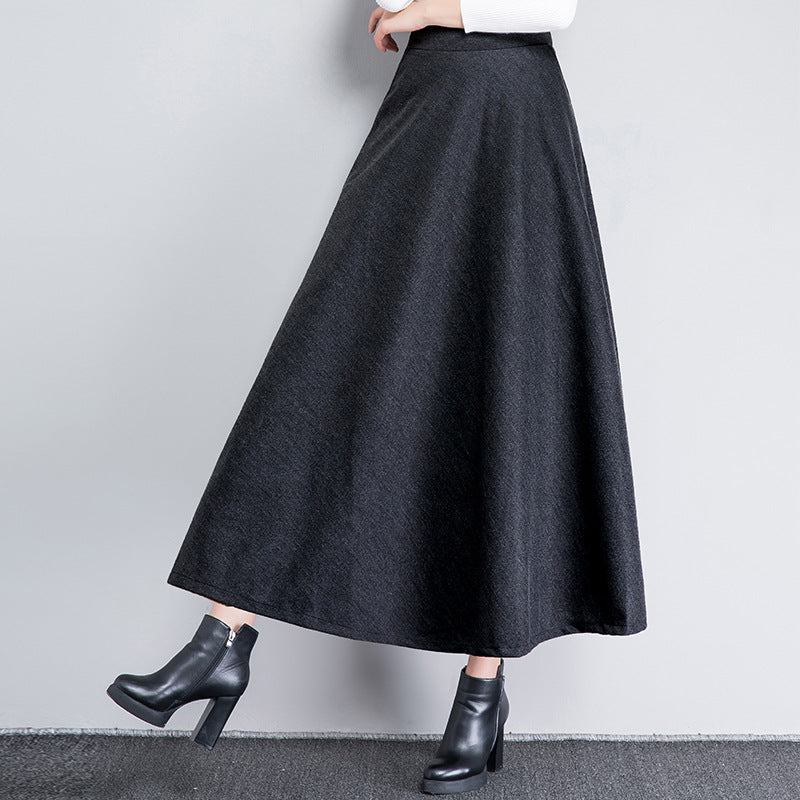 High-waist Long Plus-size Women's Dress