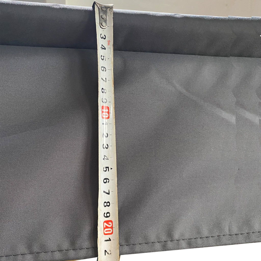 Pergola Replacement Canopy Gray Polyester UV Water-Resistant 10x10 Ft