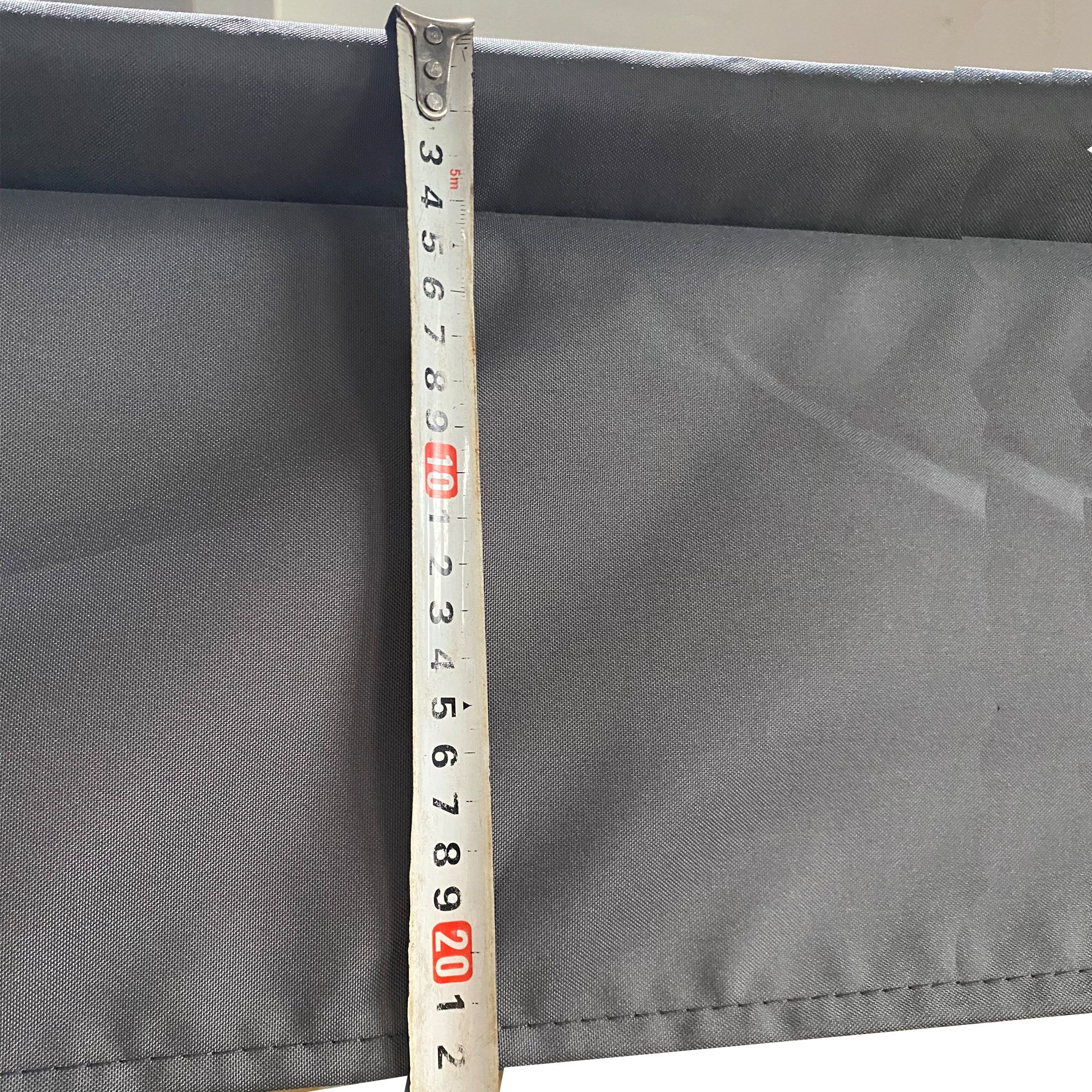 Pergola Replacement Canopy Gray Polyester UV Water-Resistant 10x10 Ft