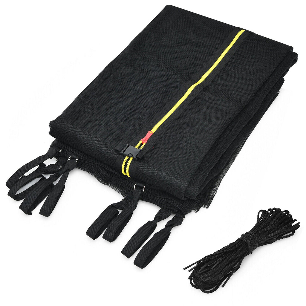 15/16 Feet Trampoline Replacement Safety Net with Adjustable Straps