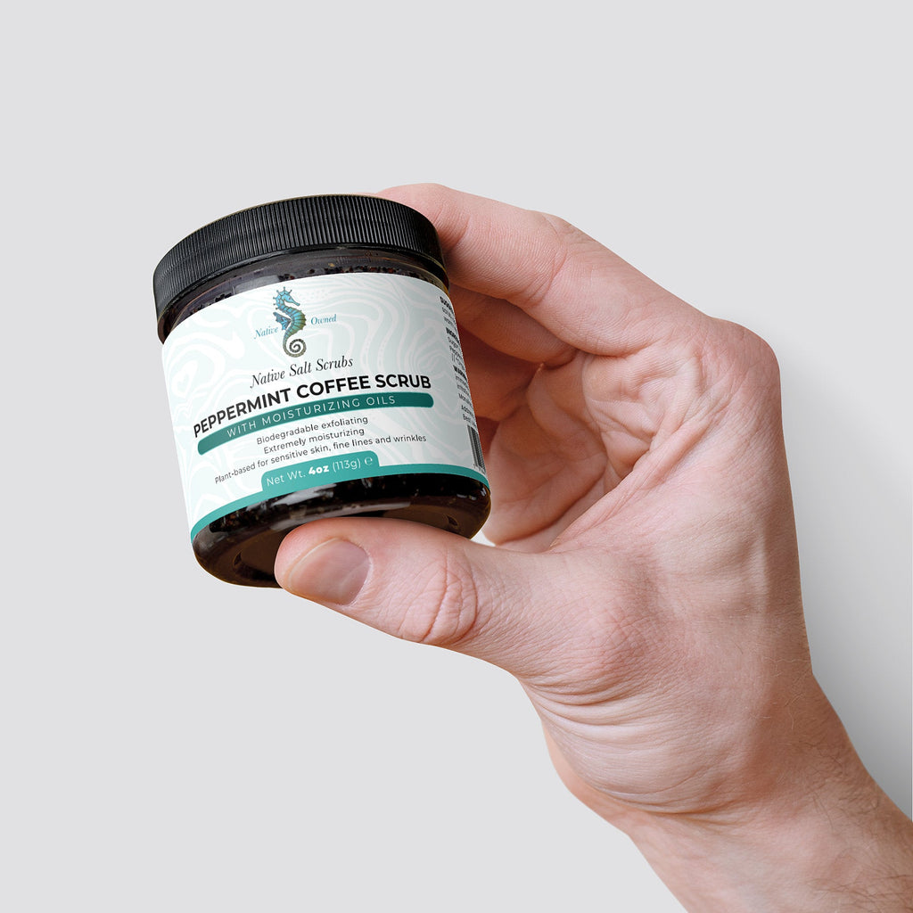 Peppermint Coffee Scrub — Natural Exfoliating Body Scrub
