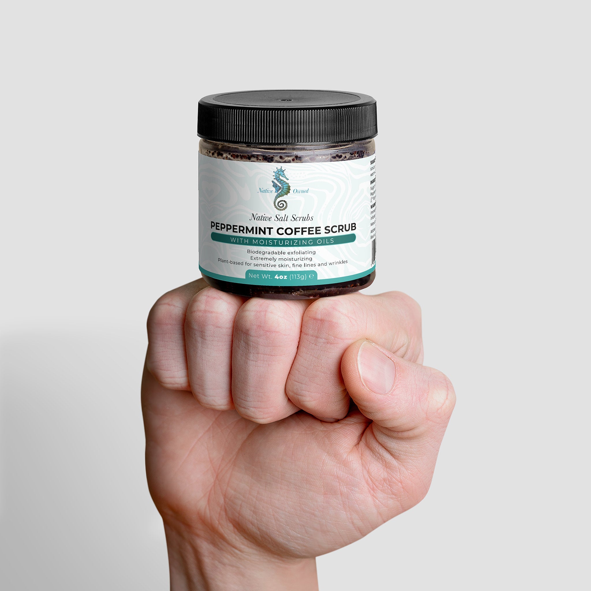 Peppermint Coffee Scrub — Natural Exfoliating Body Scrub