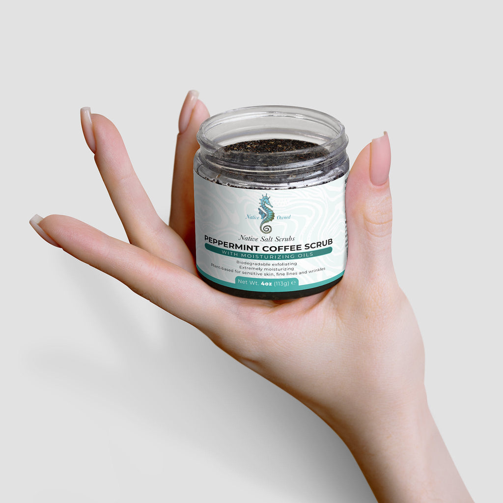 Peppermint Coffee Scrub — Natural Exfoliating Body Scrub