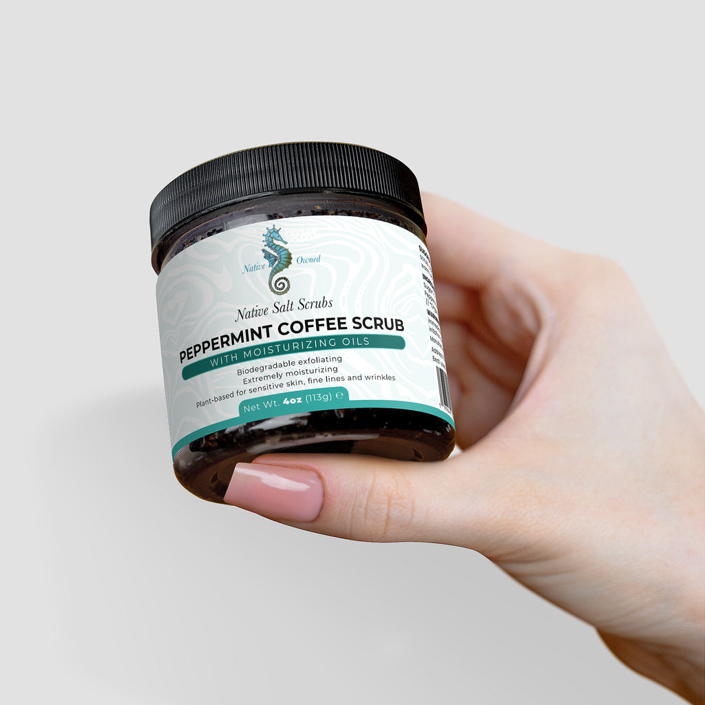 Peppermint Coffee Scrub — Natural Exfoliating Body Scrub