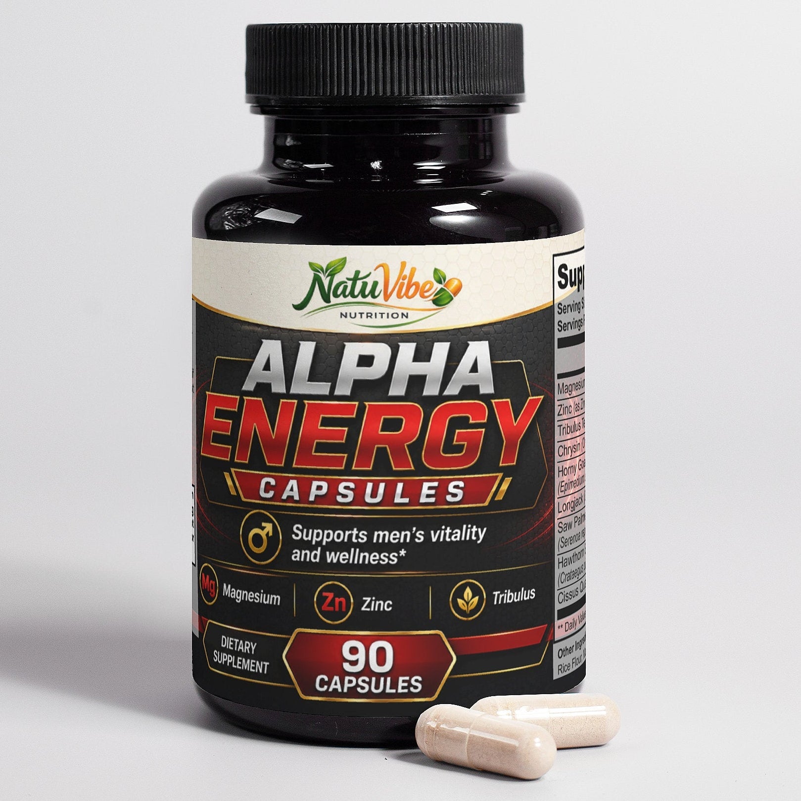 Alpha Energy 90 caps Tongkat Ali Horny Goat Weed