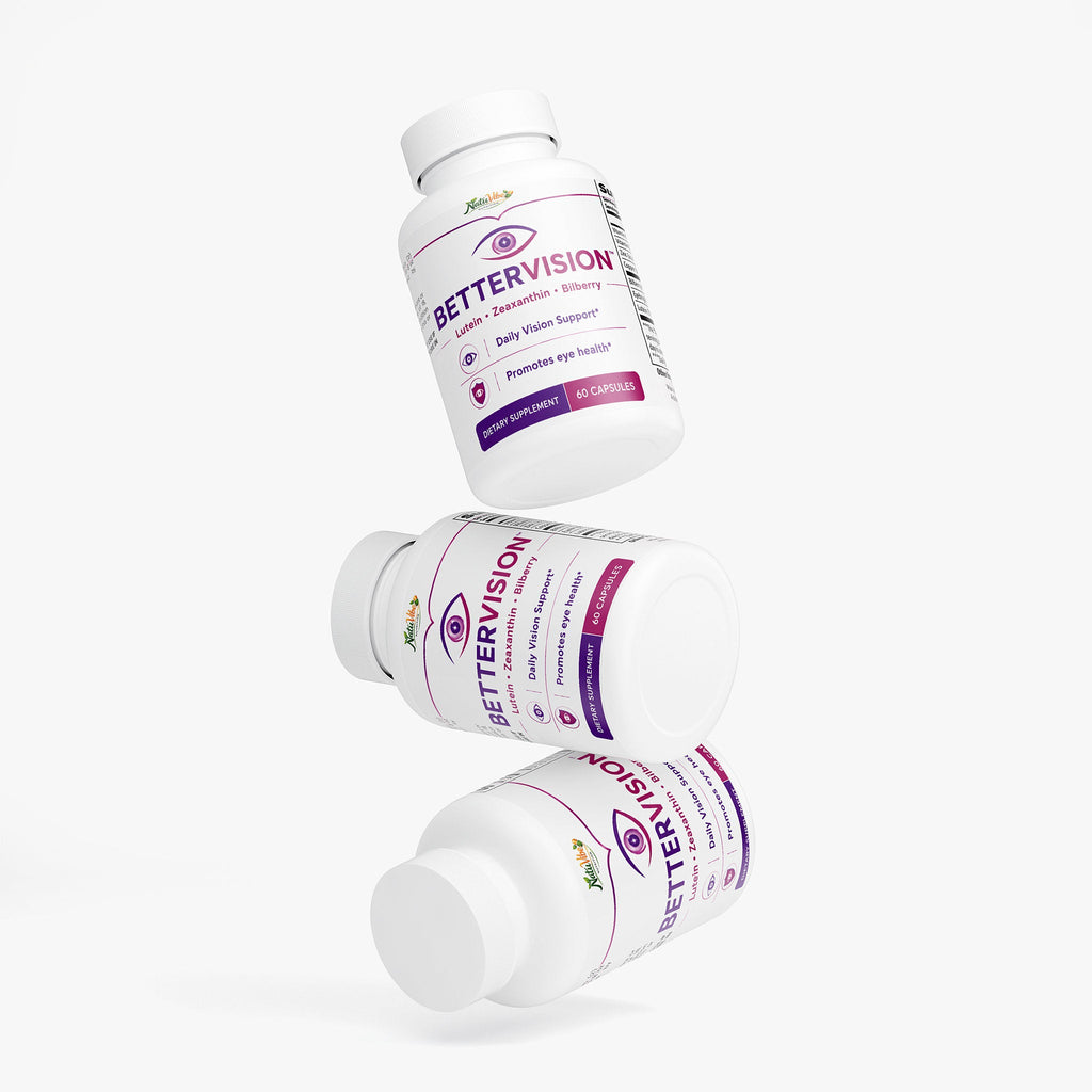 BetterVision™ – Daily Eye Health Supplement | Lutein, Zeaxanthin & Bilberry for Vision Support | 60 Caps