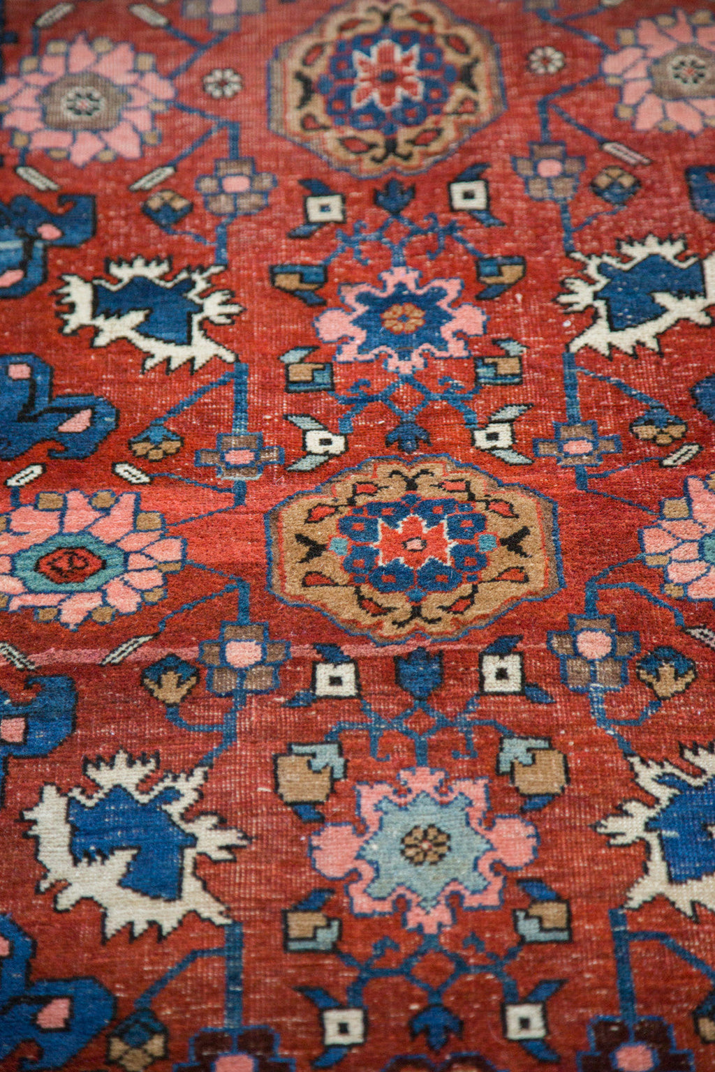 4.5x7 Antique Persian Bijar Area Rug