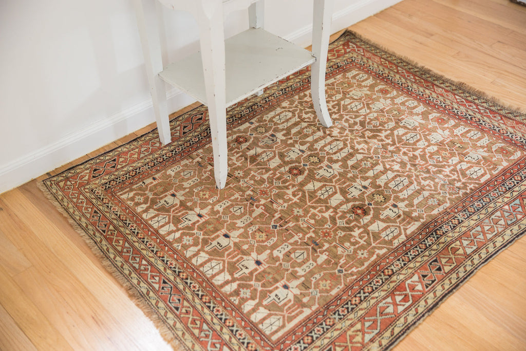 3.5x4.5 Antique Caucasian Rug