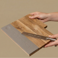 Butcher for Shabbat designed from natural concrete and a knife – Board & Blade series