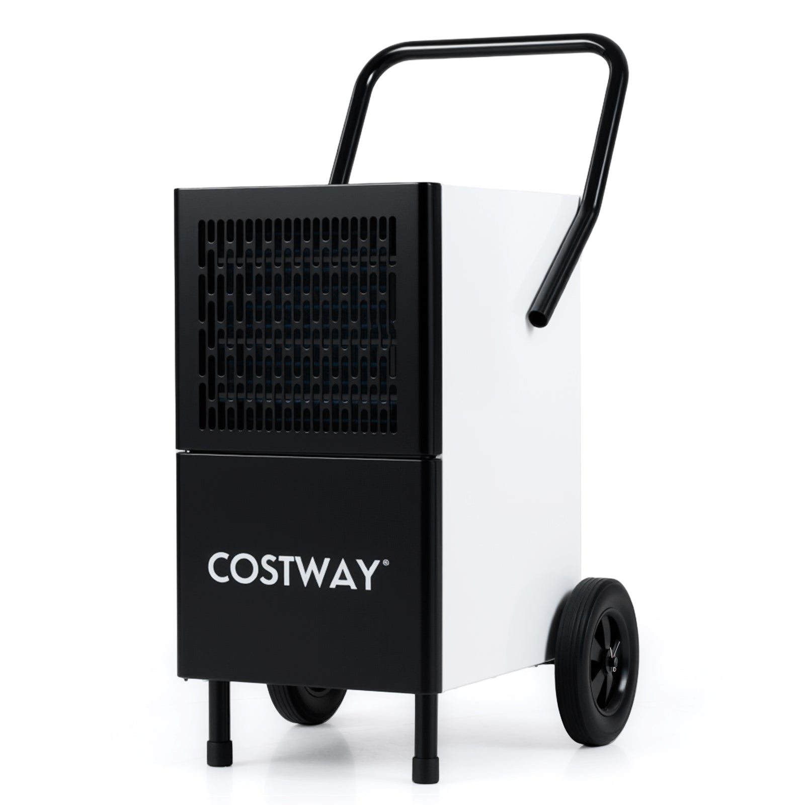 189 Pints Commercial Dehumidifier with Built-in Water Pump-Black