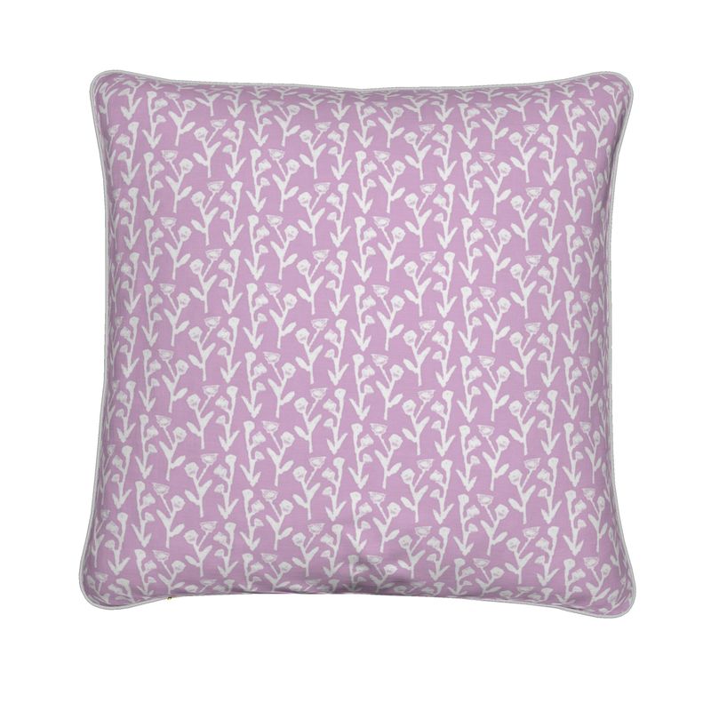 Ivy Manor Throw Pillow (Lilac)