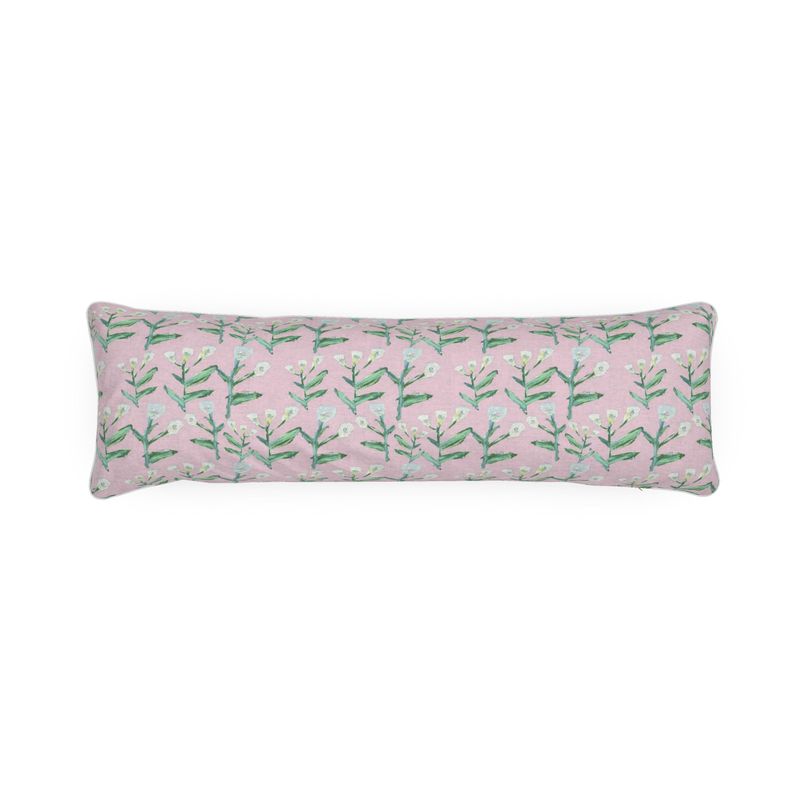 Sydney Bolster Pillow (Tulip Pink)