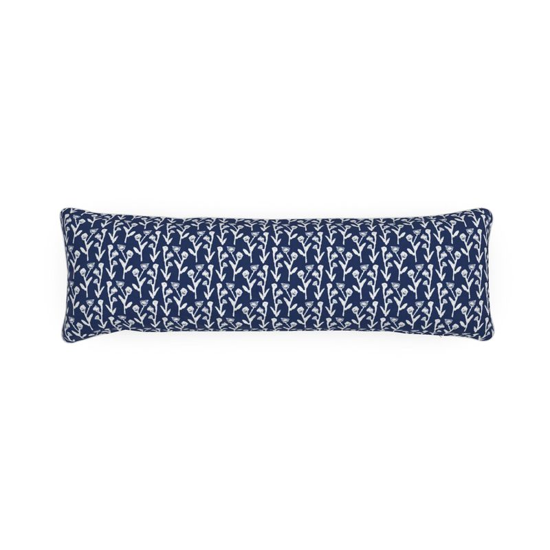 Ivy Manor Bolster Pillow (True Navy)
