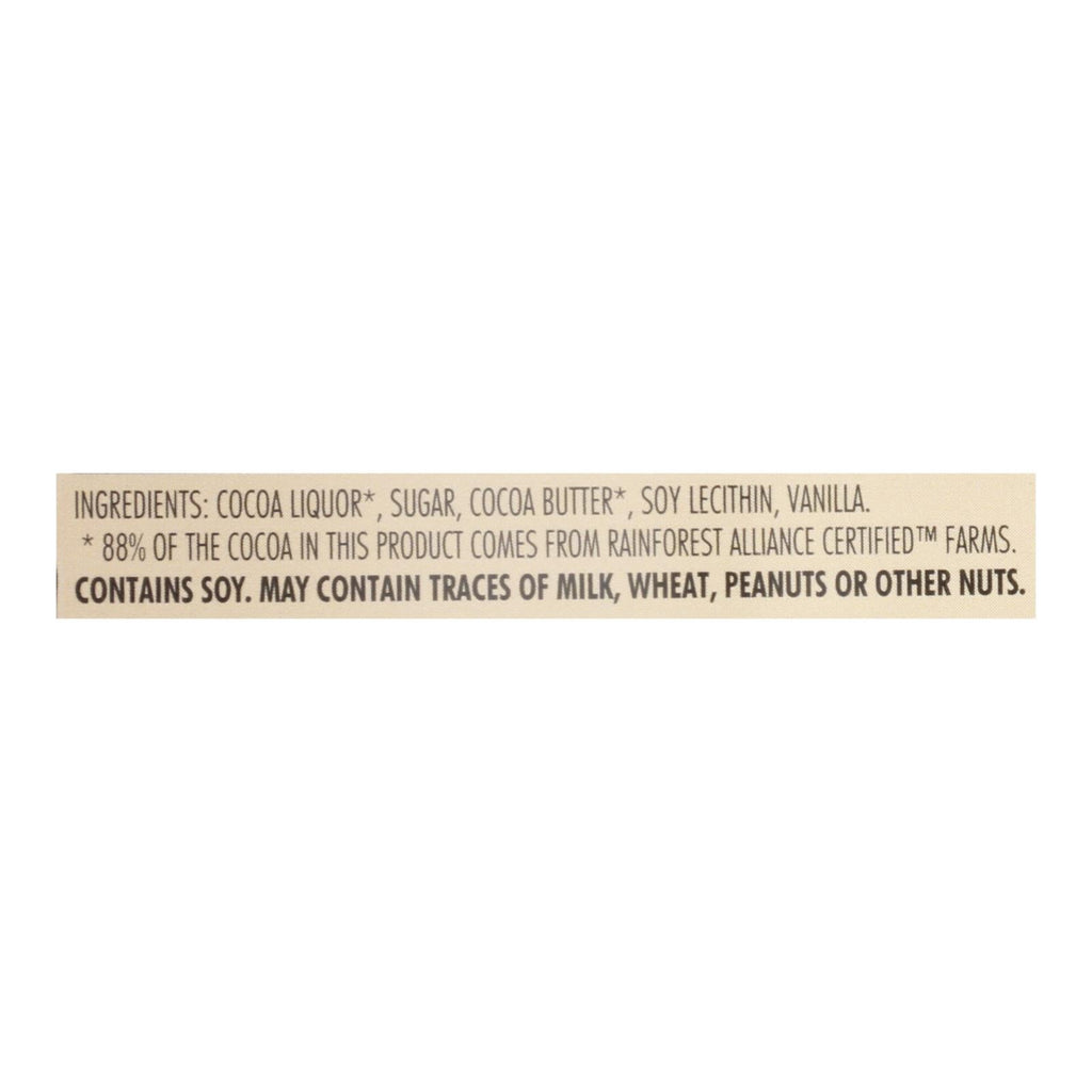 Chocolove XOXOX Strong Dark Chocolate Bar, 3.2 oz., Case of 12