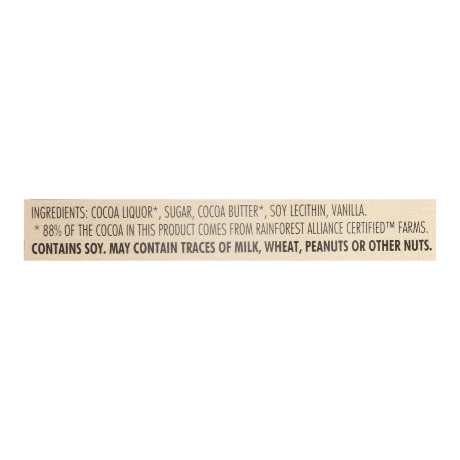 Chocolove XOXOX Strong Dark Chocolate Bar, 3.2 oz., Case of 12