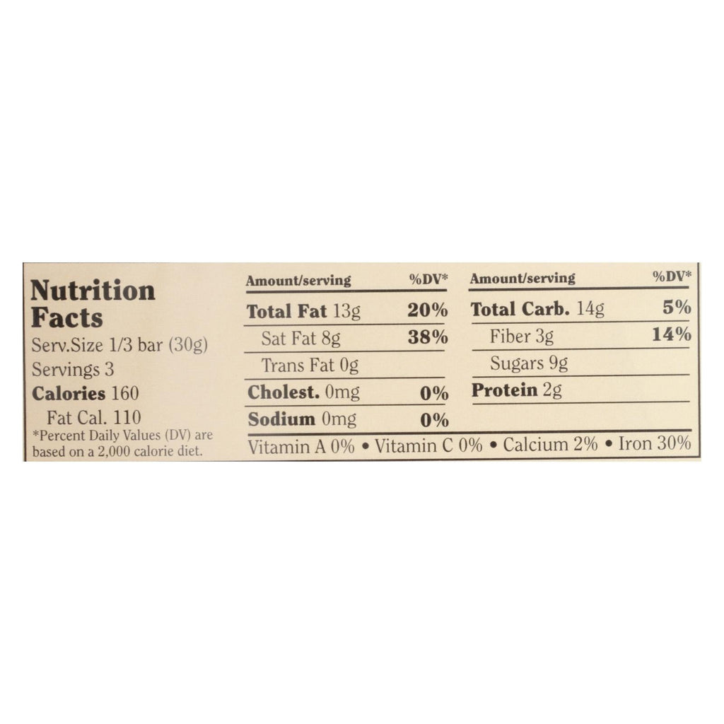 Chocolove XOXOX Strong Dark Chocolate Bar, 3.2 oz., Case of 12