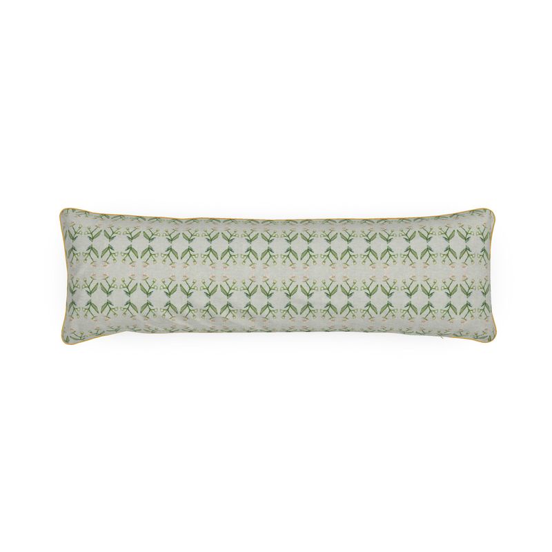 Petite Antonia Bolster Pillow (Sage & Pink)