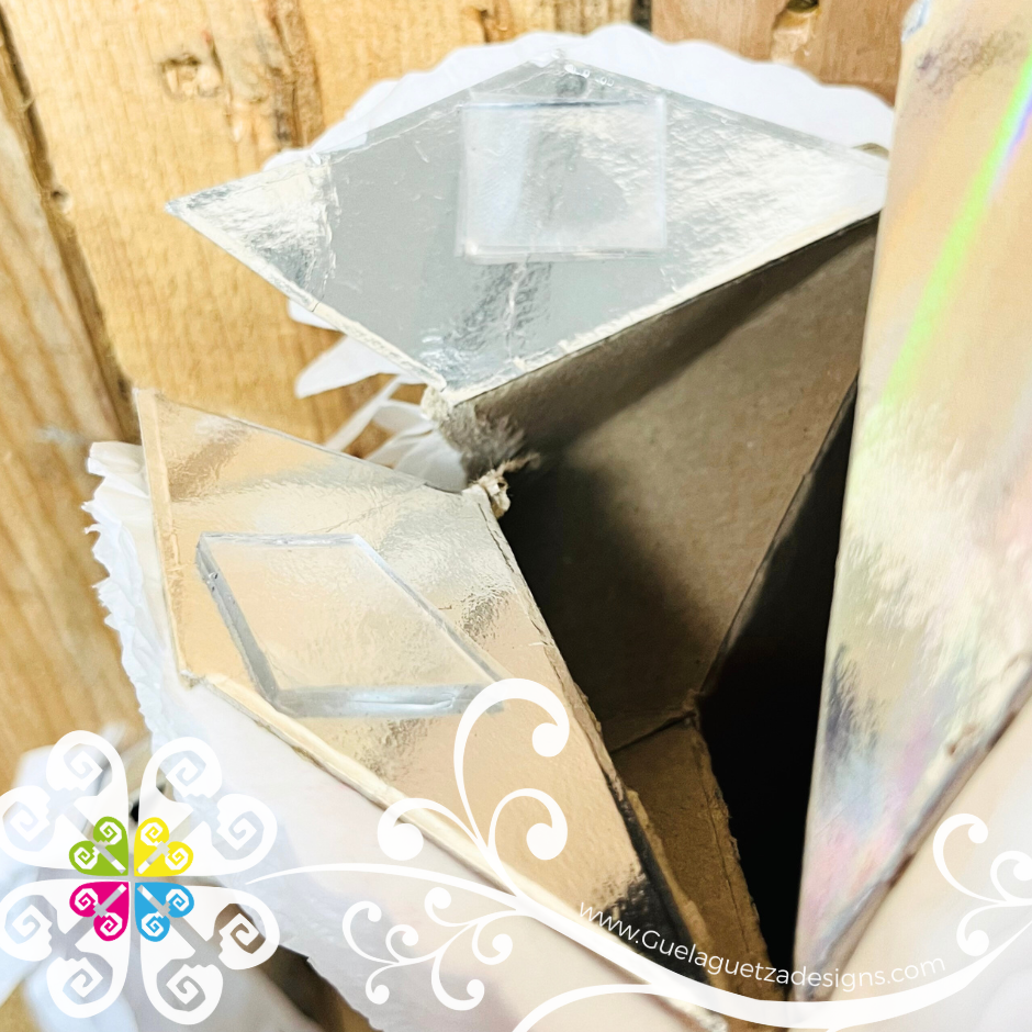 Small White Fiesta Piñata - Mexican Fiesta Decor