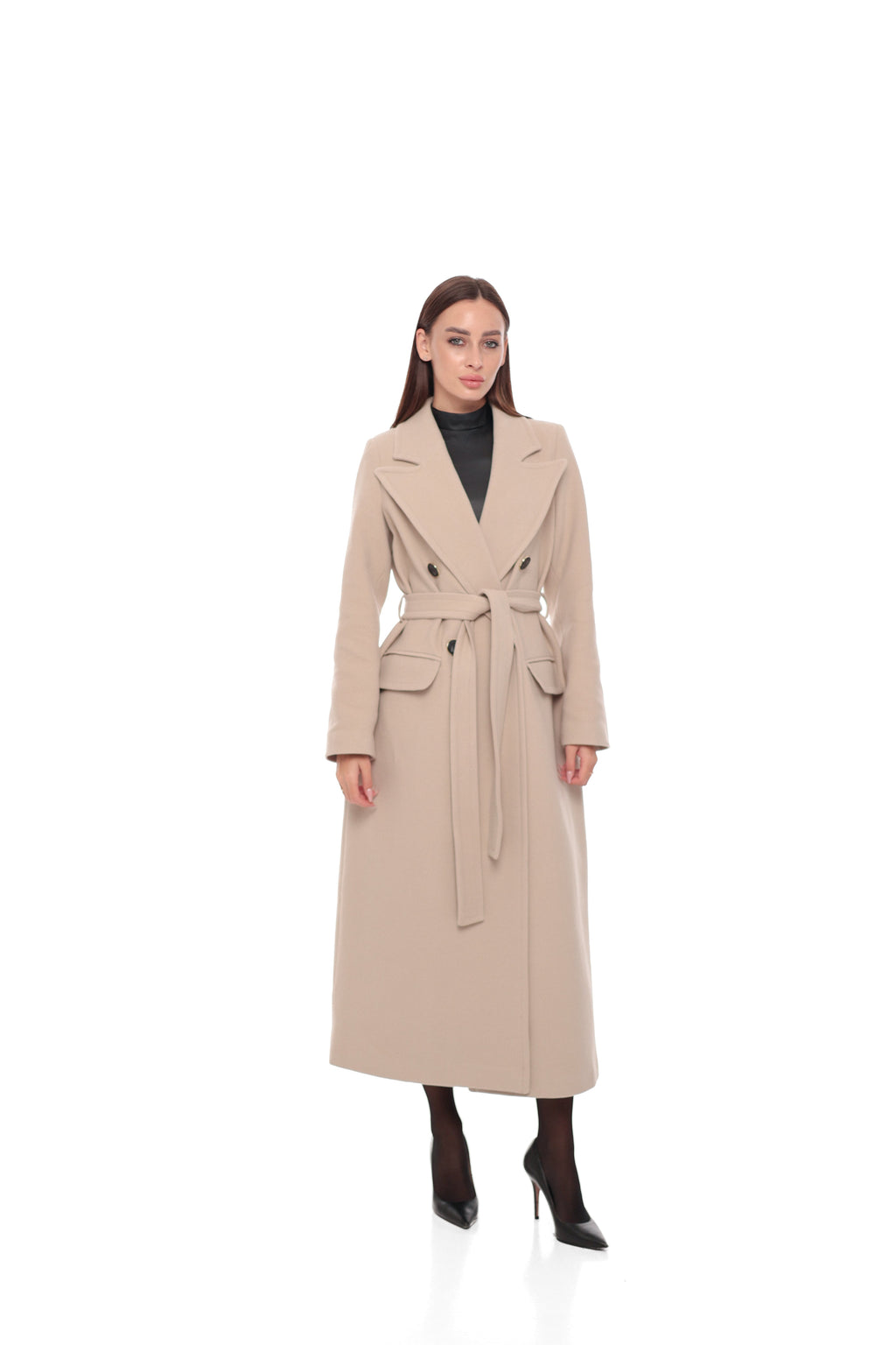 Pre-Order. Re-Stock Ships April 15, 2026. Stella Wool Blend Overcoat