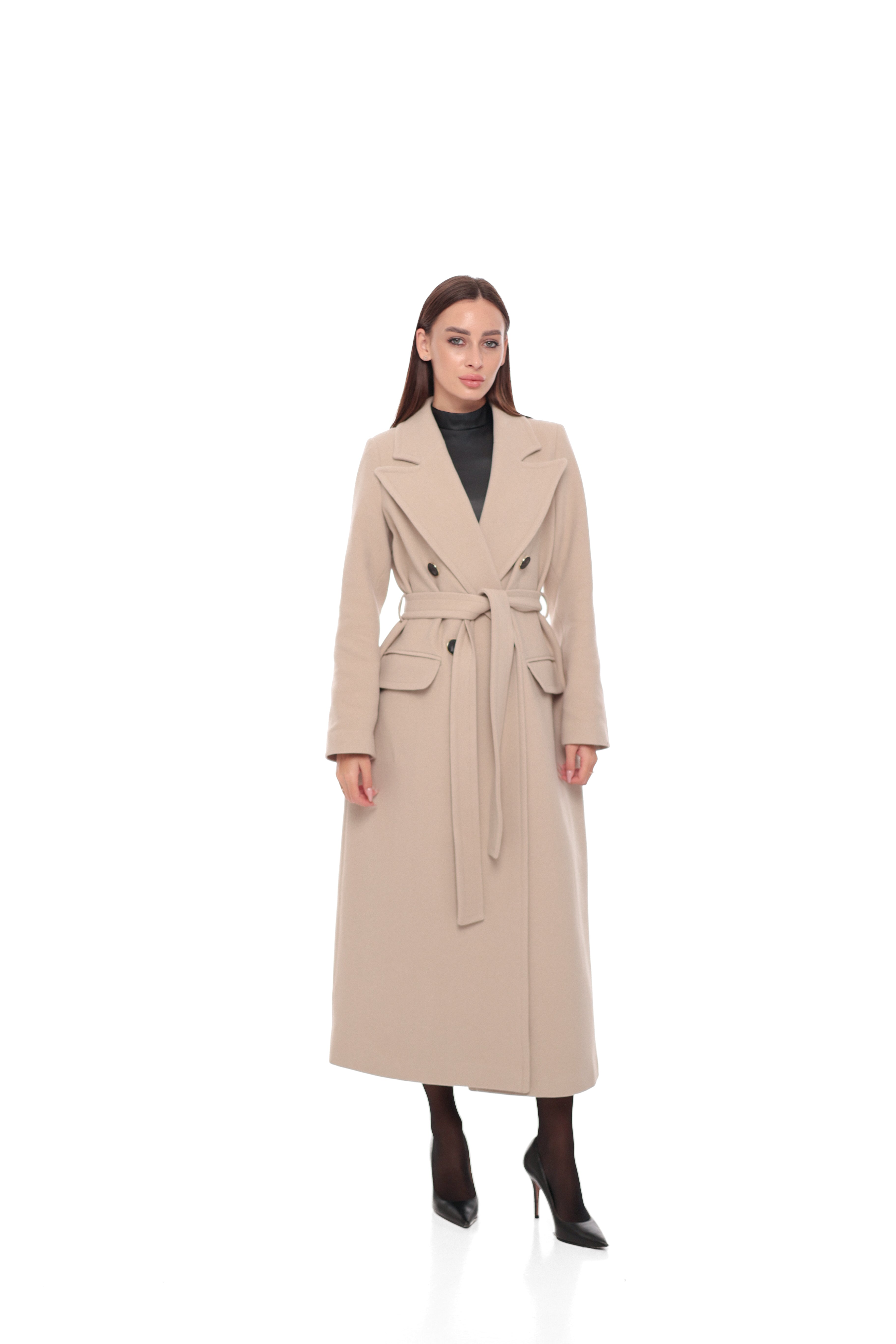 Pre-Order. Re-Stock Ships April 15, 2026. Stella Wool Blend Overcoat
