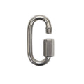 Scuba Choice 10.5cm SS Oval Quick Link Carabiner W/ Screw 14.5mm Opening
