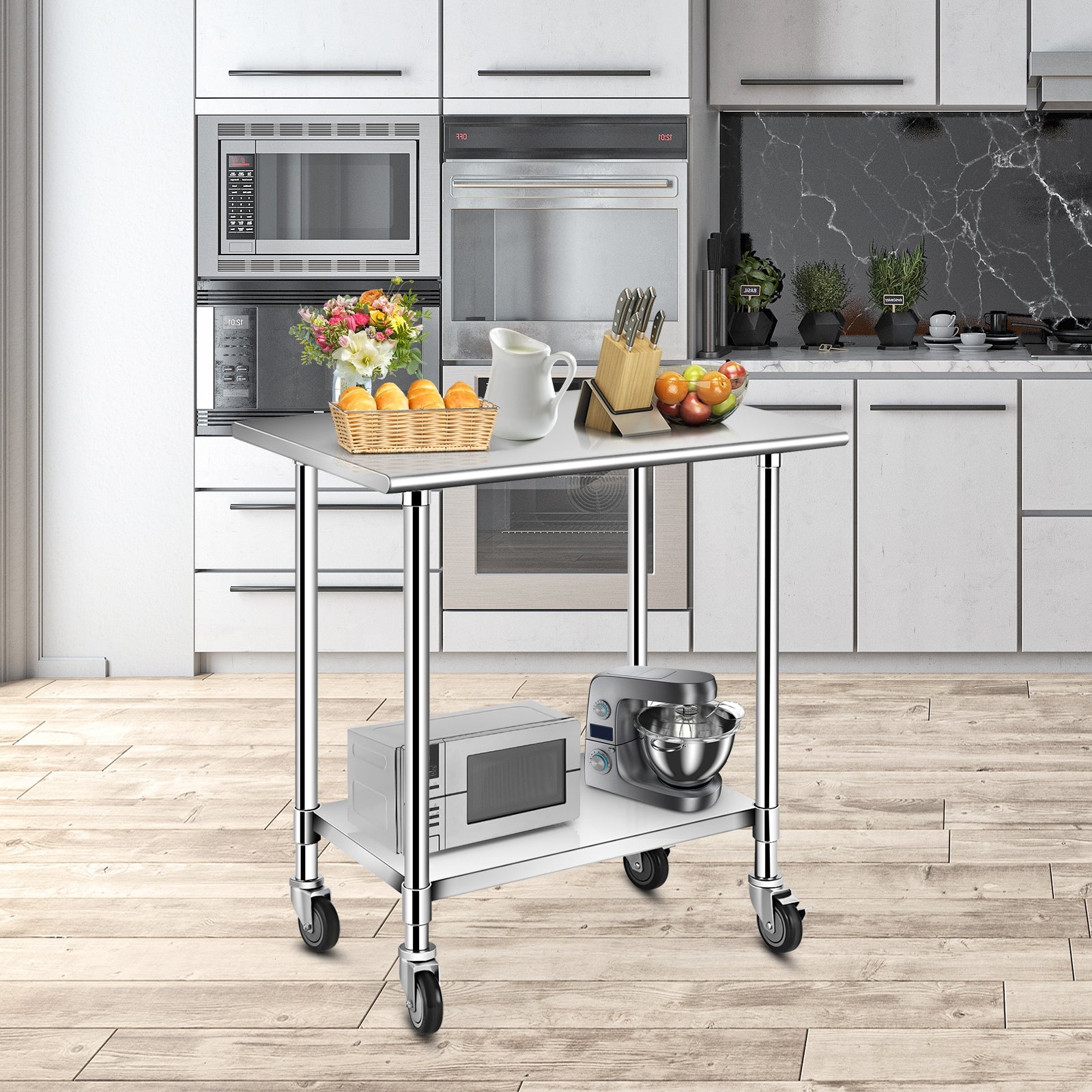 Stainless Steel Commercial Kitchen Prep and Work Table
