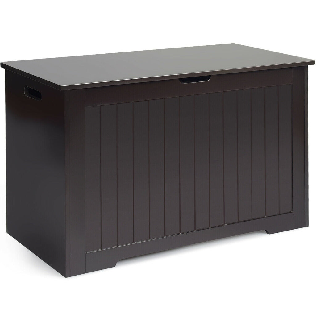 Wooden Toy Box Kids Storage Chest Bench