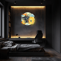Neon Wall Light Ghost Driver - Custom Handcrafted UV Printed
