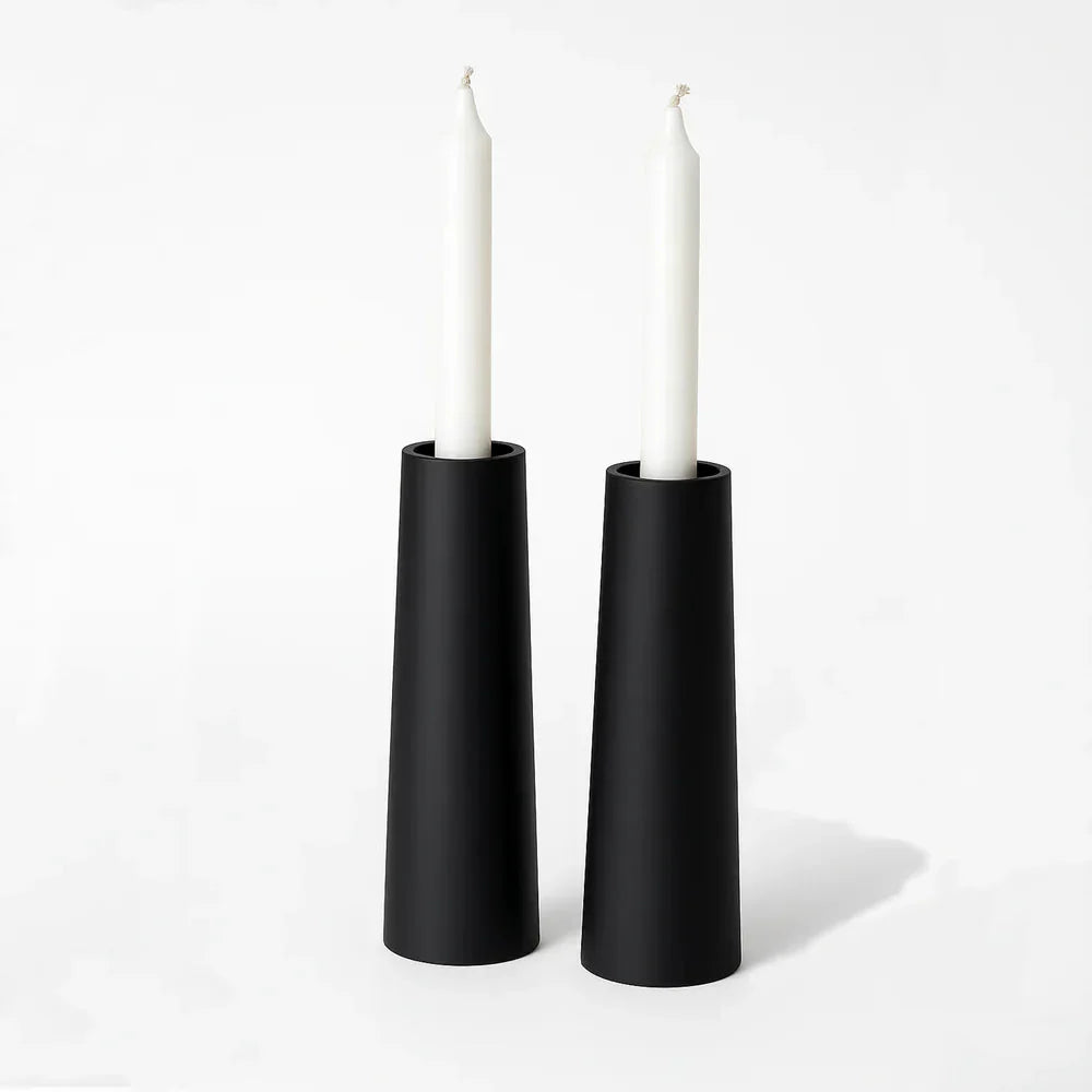 Handcrafted Shabbat Candlesticks – Bliss Series