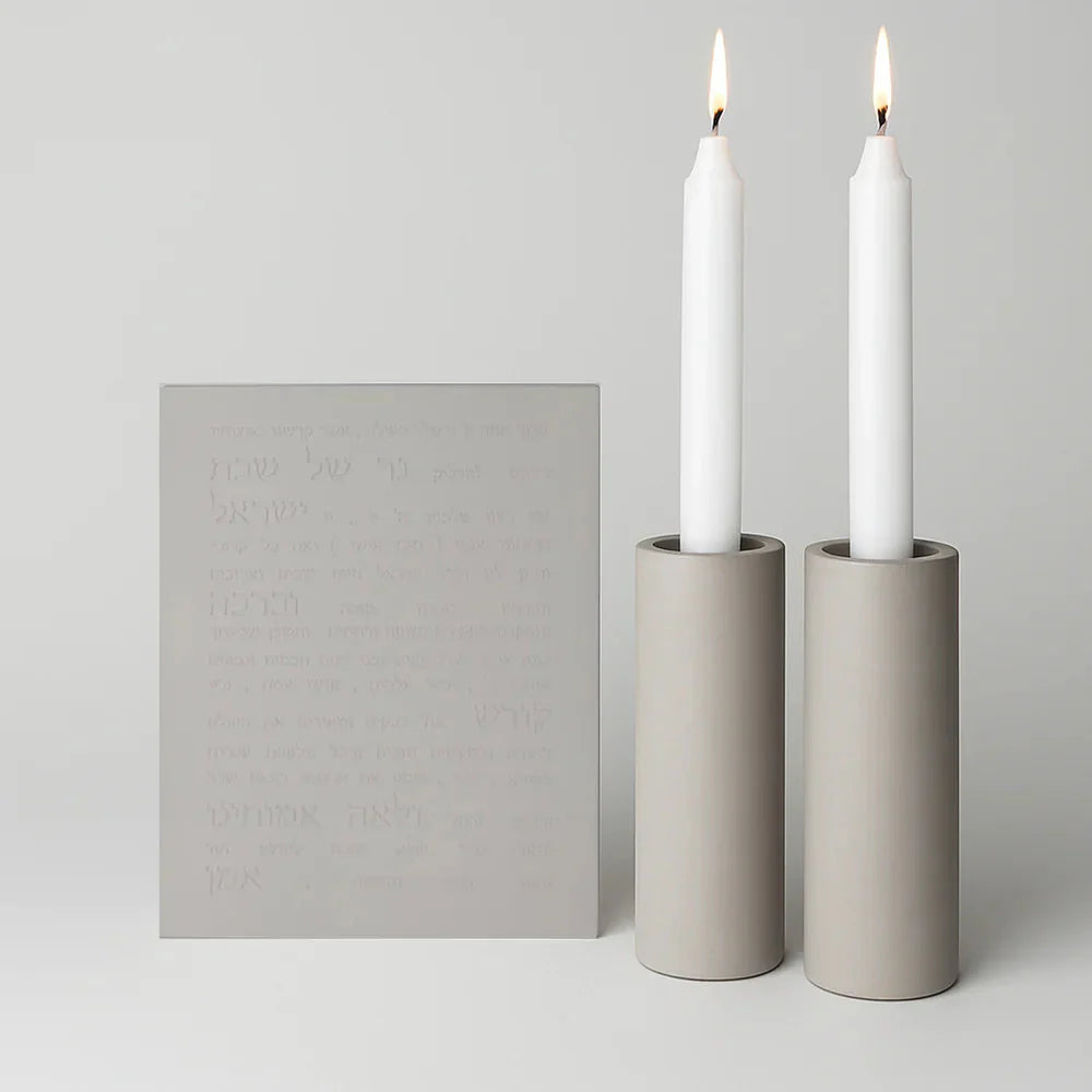 Handmade Concrete Candle Lighting Set – Siena & Bliss Series