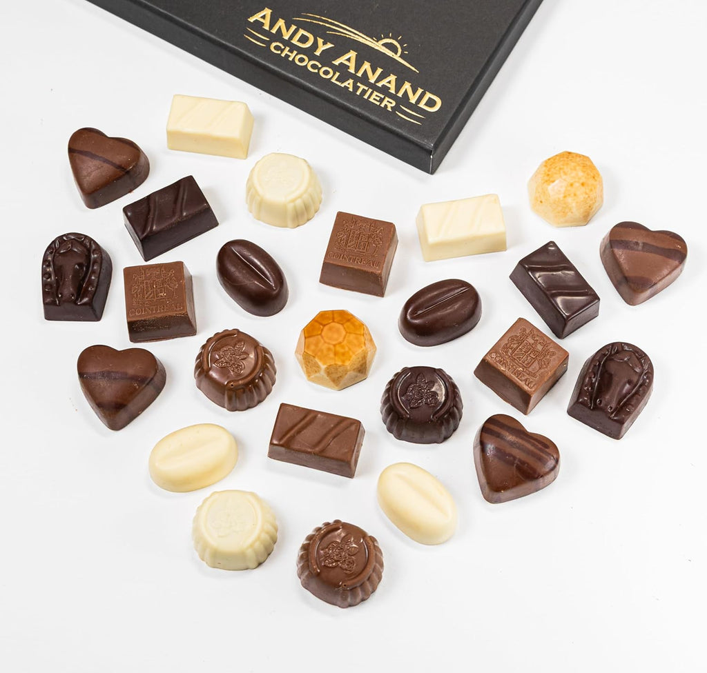Andy Anand Sugar-Free & Gluten-Free Belgian Chocolate Truffles, 15 pc – Assorted Flavors, Diabetic-Friendly, Birthday & Valentine's Gift
