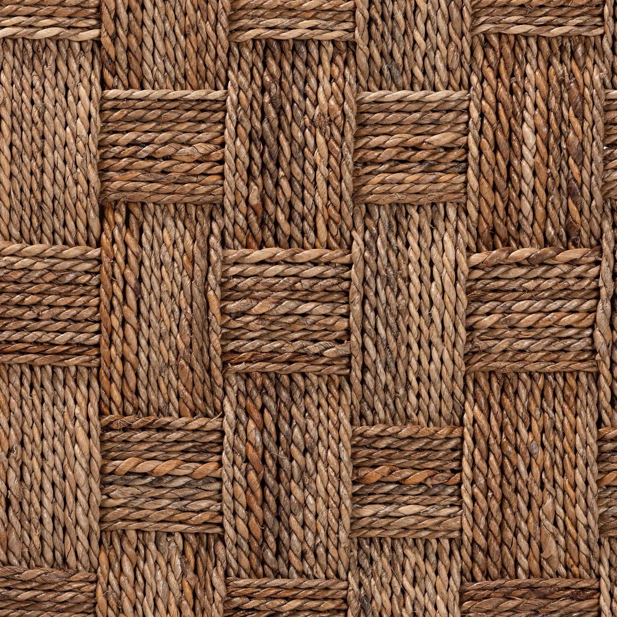 Bohemian Natural Seagrass End Table
