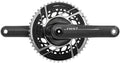 SRAM RED Crankset - 165mm 2x 12-Speed 50/37t 8-Bolt Direct Mount DUB Spindle Interface Natural Carbon E1