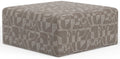 Zeke - Cocktail Ottoman - Cloud