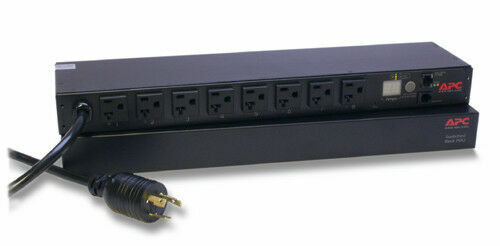 APC Power Distribution Unit 1U 20A 120V Eight Outlet AP7901B