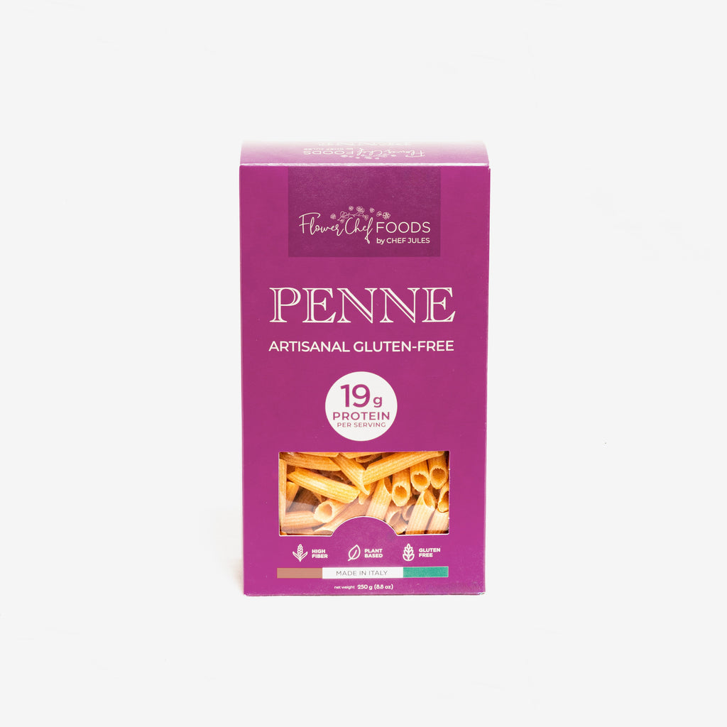 Flower Chef Foods Artisanal Gluten Free Pasta – High Protein Penne Pasta (Single Pack)