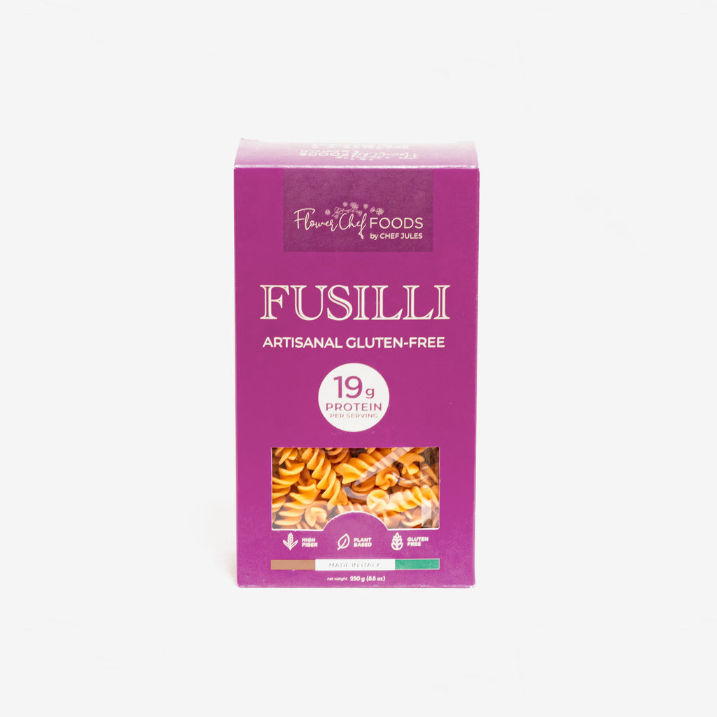 Flower Chef Foods Artisanal Gluten Free Pasta – High Protein Fusilli Pasta  (Single Pack)