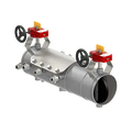 2-1/2" Double Check Backflow Preventer With OSY Valve