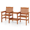 2-Seater Outdoor Patio Furniture Set with 1.57 Inch Umbrella Hole