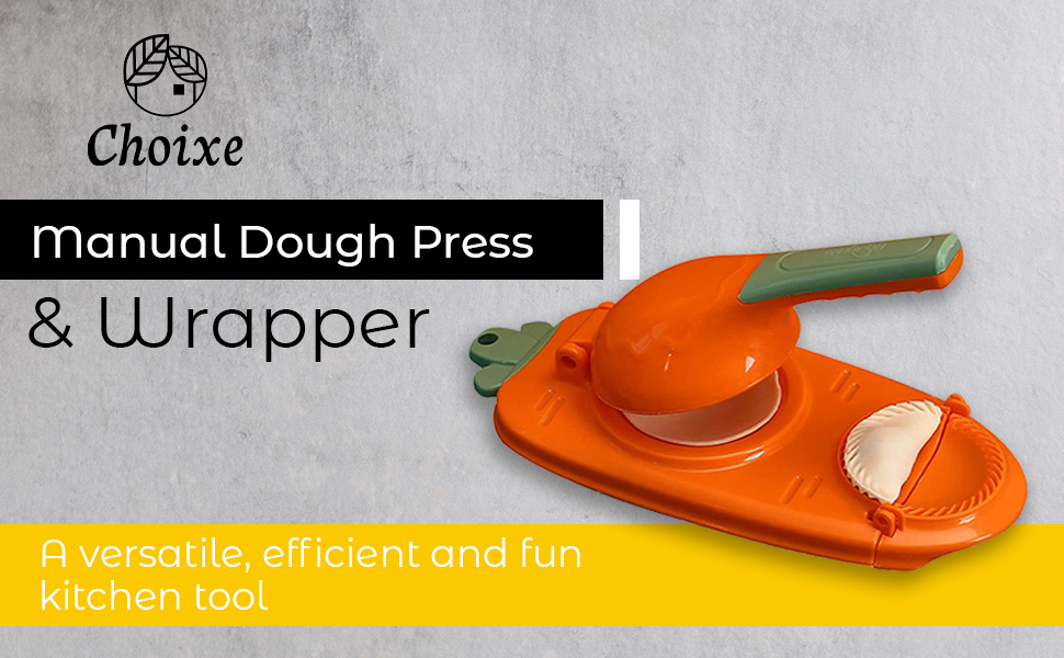 2-in-1 Dough Press Dumpling Empanada Maker Manual Wrapper Mold Kitchen Tool