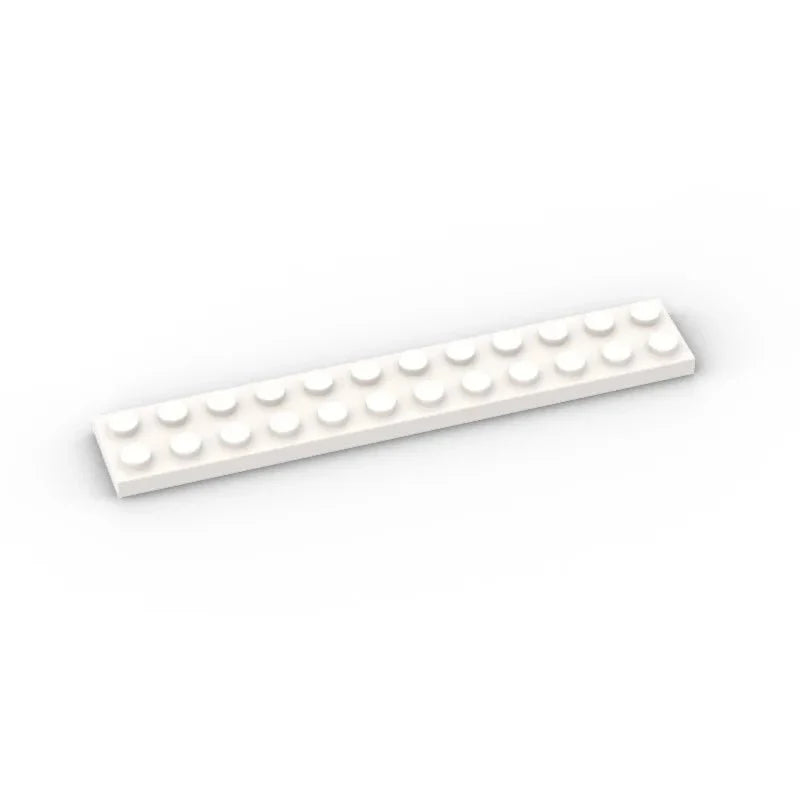 20 PCS 2x12 Flat Plate Building Blocks | Compatible Small Particle DIY Parts
