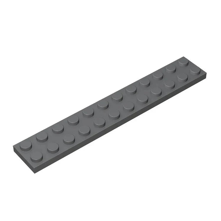 20 PCS 2x12 Flat Plate Building Blocks | Compatible Small Particle DIY Parts
