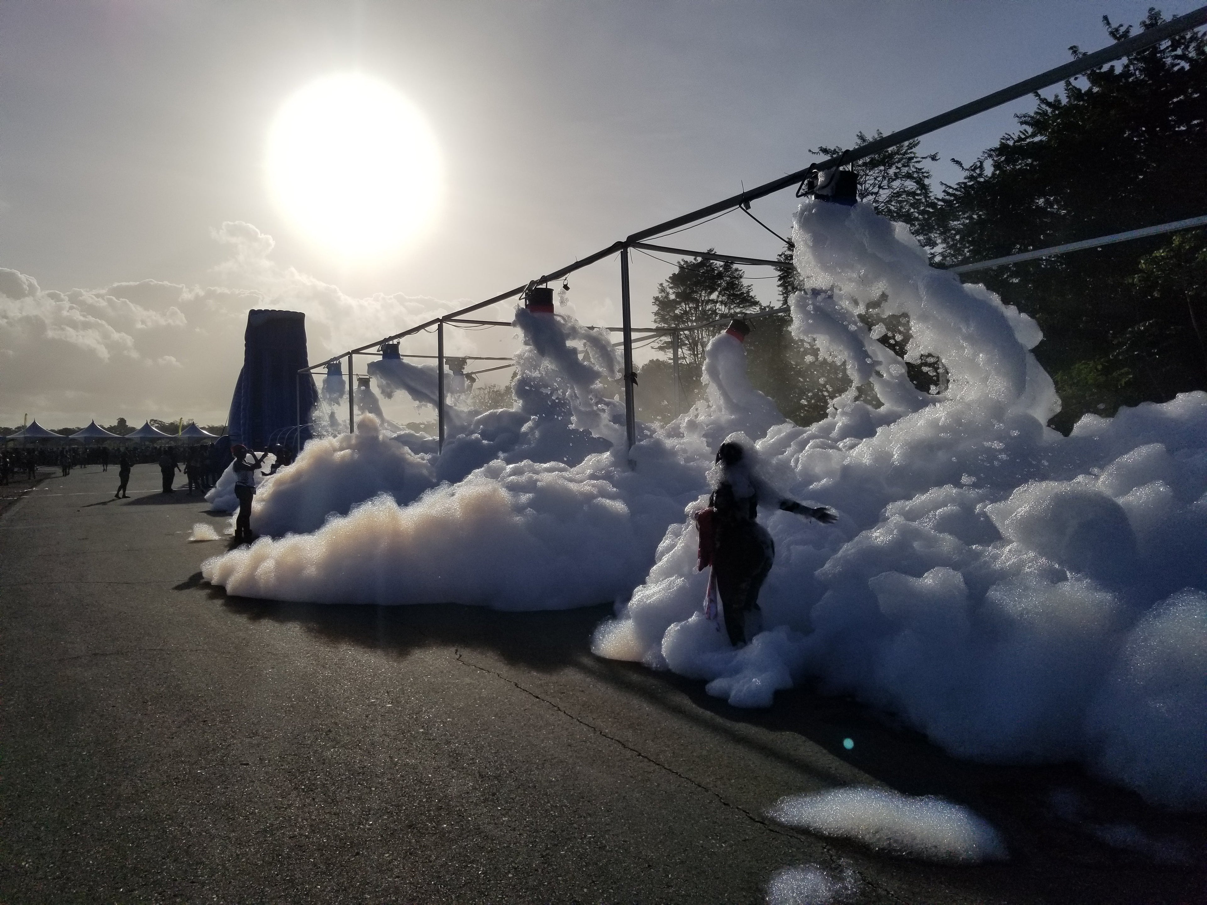 Sky Dancer Inflatable Foam Machine Mesh Sock
