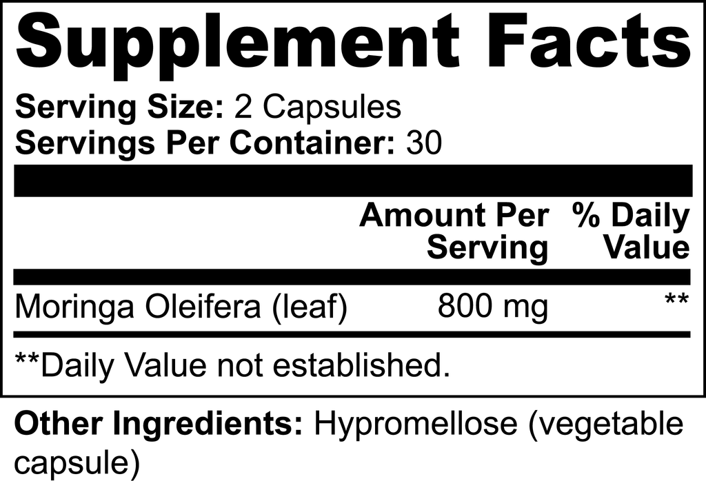 Motha Earth Moringa Max Capsules